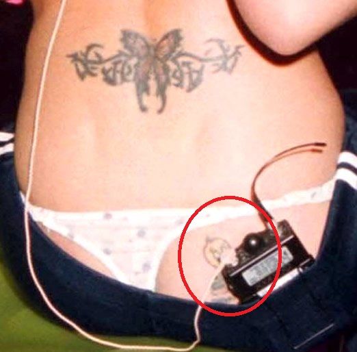 Cheryl Cole - Tweety Bird Butt Tattoo