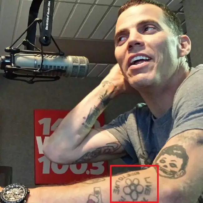 tatuaje de steve-o-flower