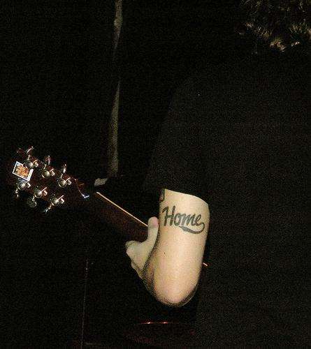 Tatuaje de la casa de John Mayer