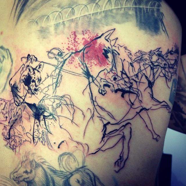 Simon Neil - Tatuaje abstracto