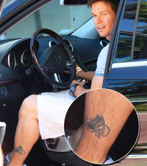 Mark Wahlberg tatuaje en el tobillo
