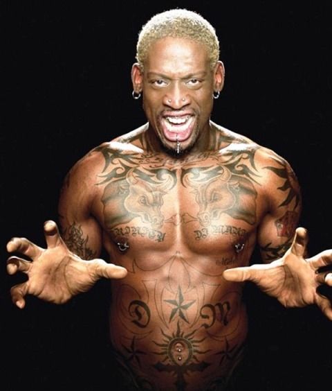 Tatuaje del vientre de Dennis Rodman