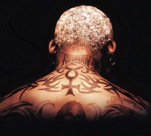 Tatuaje en el cuello de Dennis Rodman