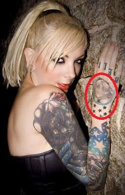 Maria Brink Tattoo mano derecha chica