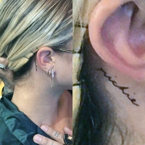Tatuaje de la oreja de Sofia Richie