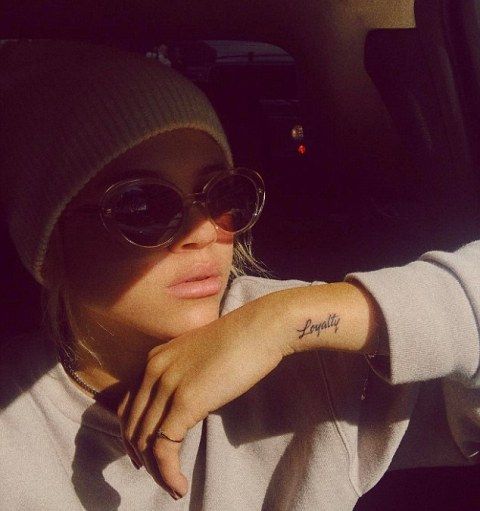 Sofia Richie Lealtad Tatuaje