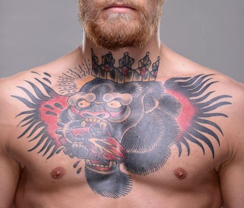 Tatuaje de conor-gorila