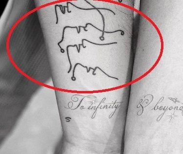 Joe Jonas tatuaje de cuatro caras
