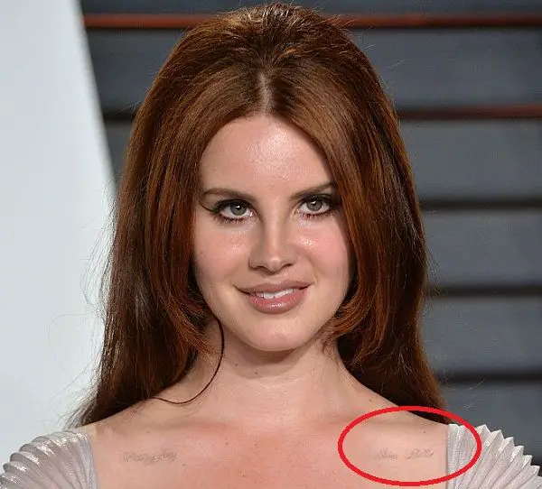 Tatuaje Lana Del Rey por Nina Billie