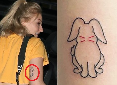 Sophie-Turner-Conejo-Tatuaje