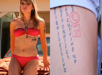 muslo tatuaje juliet simms