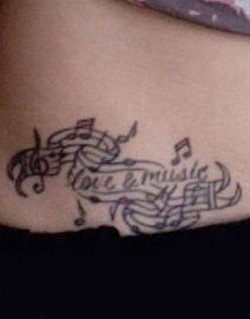 jojo love and music tatuajes