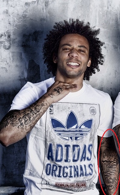 Tatuaje de Marcello en el brazo izquierdo