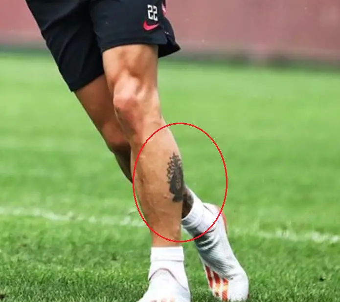 Estupa buda tatuaje Ezequiel Lavezzi
