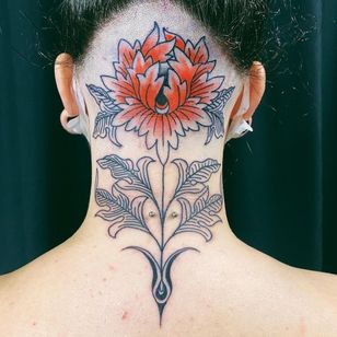 Tatuaje de Ciara Havishya #CiaraHavishya # peony #flower # pattern #decor #flowers #nature #plant