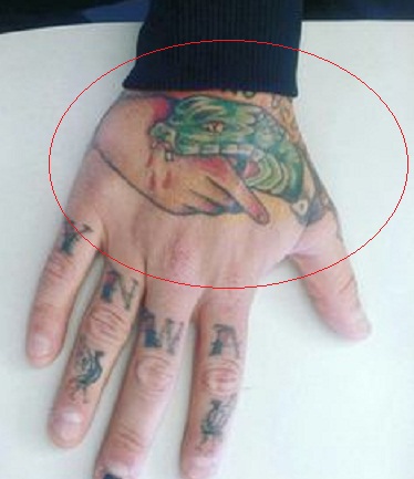 Tatuaje de serpiente Daniel Agger