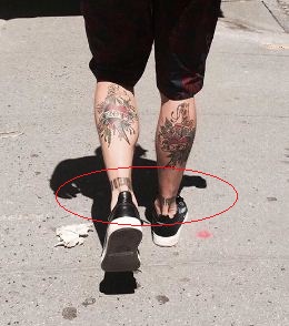 Tatuaje de Daniel Agger en el tobillo