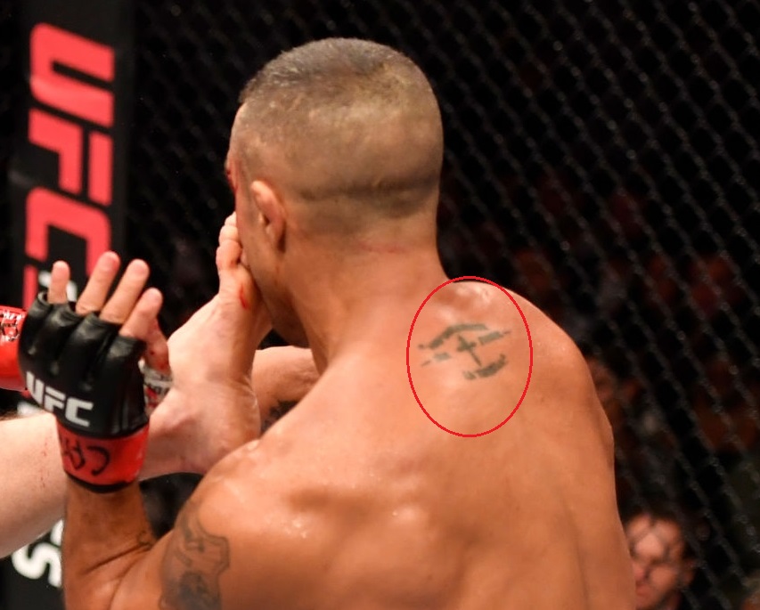 Tatuaje en la espalda de Vitor Belfort