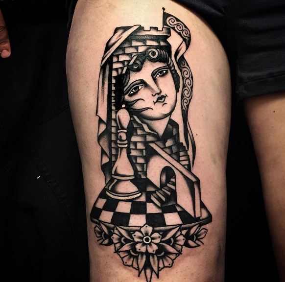 Tatuaje de ajedrez