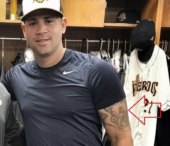 Gary Sanchez dejó el brazo dentro de un tatuaje completo