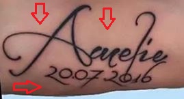 Retrato del nombre Toni Kroos tatuaje 1