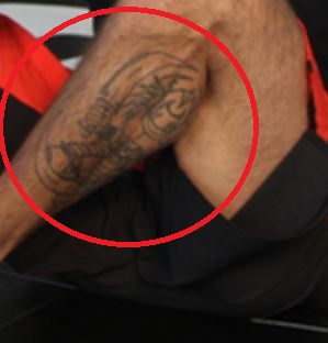Tatuaje del guerrero Tony Ferguson