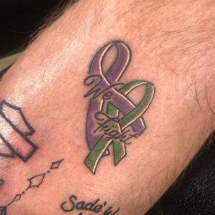 Tatuajes a juego con Don Caskey #DonCaskey #matchingtattoos #fuckcancer