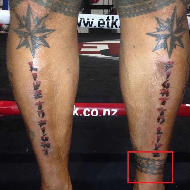 Tatuaje en el tobillo de Jason
