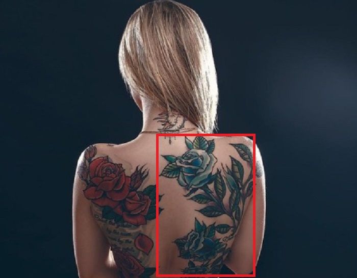 Rosa azul-Kali Rose-Tattoo
