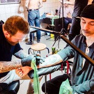 Tatuajes de Simon Lester en Fernet-Branca X-event #tattooflashpopup #tattooevent #tattooflash #tattooflashevent 