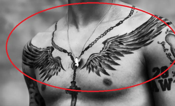 Tatuajes de alas de ángel axel