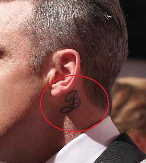 Tatuaje de Robbie Williams B