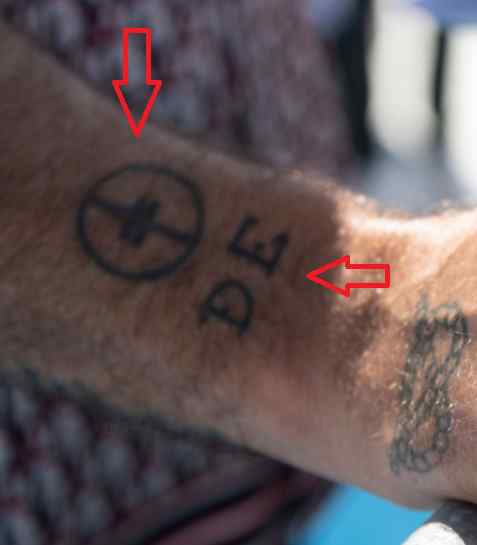 Tatuaje de Robbie Williams DE