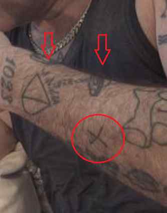 Tatuaje OVNI Robbie Williams X