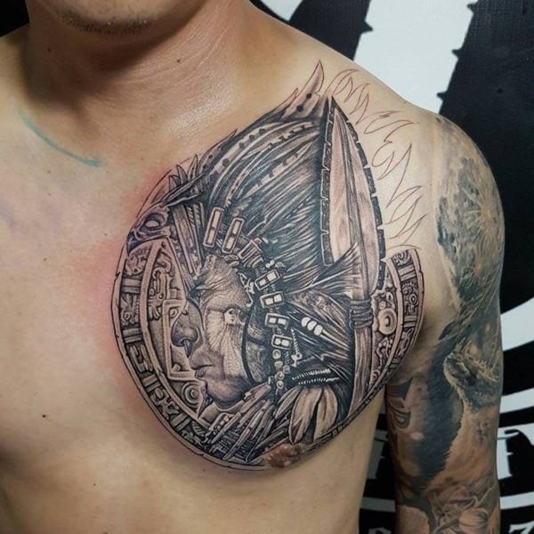 tatuaje azteca
