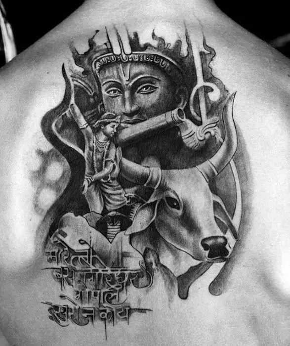 Señor Krishna tatuaje