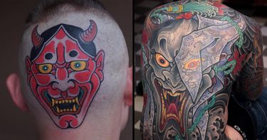 El salvaje simbolismo detrás de los tatuajes japoneses Hannya