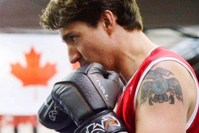 Tatuaje de Justin Trudeau