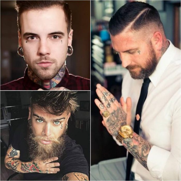 Tatuaje de cara - Tatuajes de cara de hombres - Tatuajes de cara de hombres - Tatuajes de cara de hombres