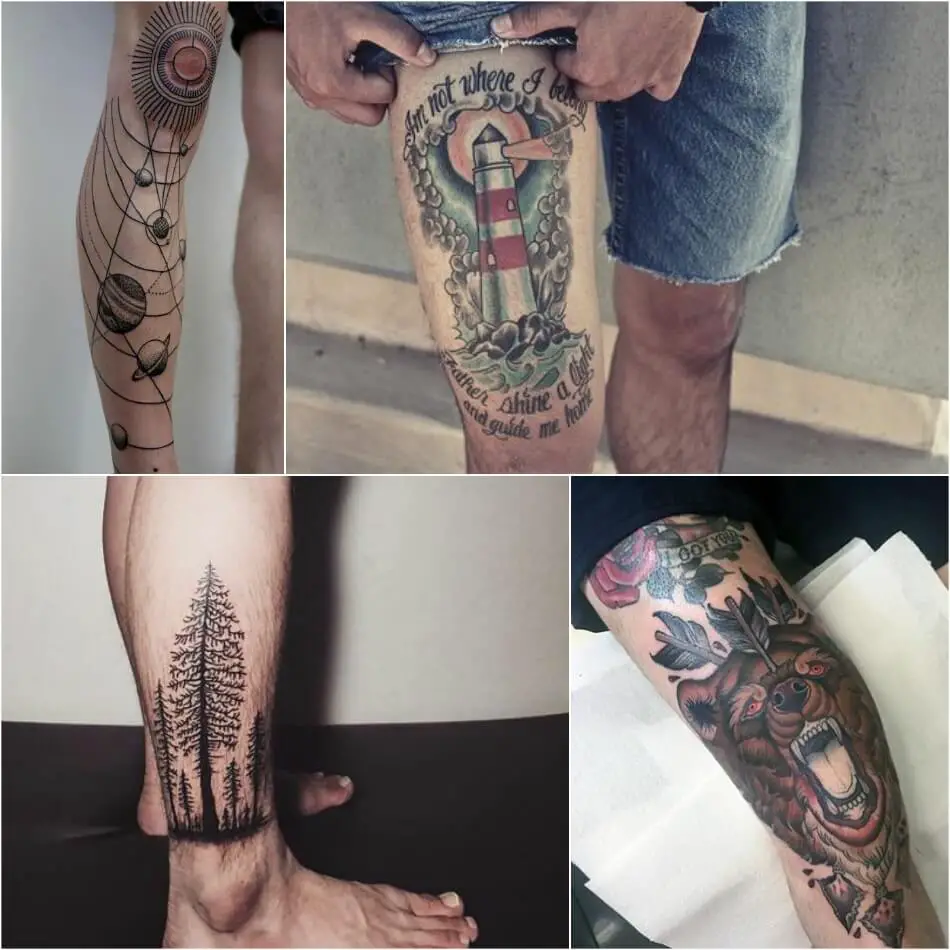 Tatuaje Pierna - Tatuaje Pierna - Tatuaje Pierna Hombre - Tatuaje Pierna Hombre