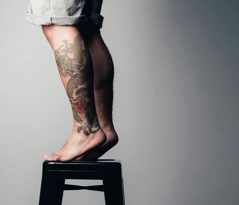 Tatuaje en la pierna - Tatuaje en la pierna - Tatuaje en la pantorrilla - Tatuaje en la pantorrilla 