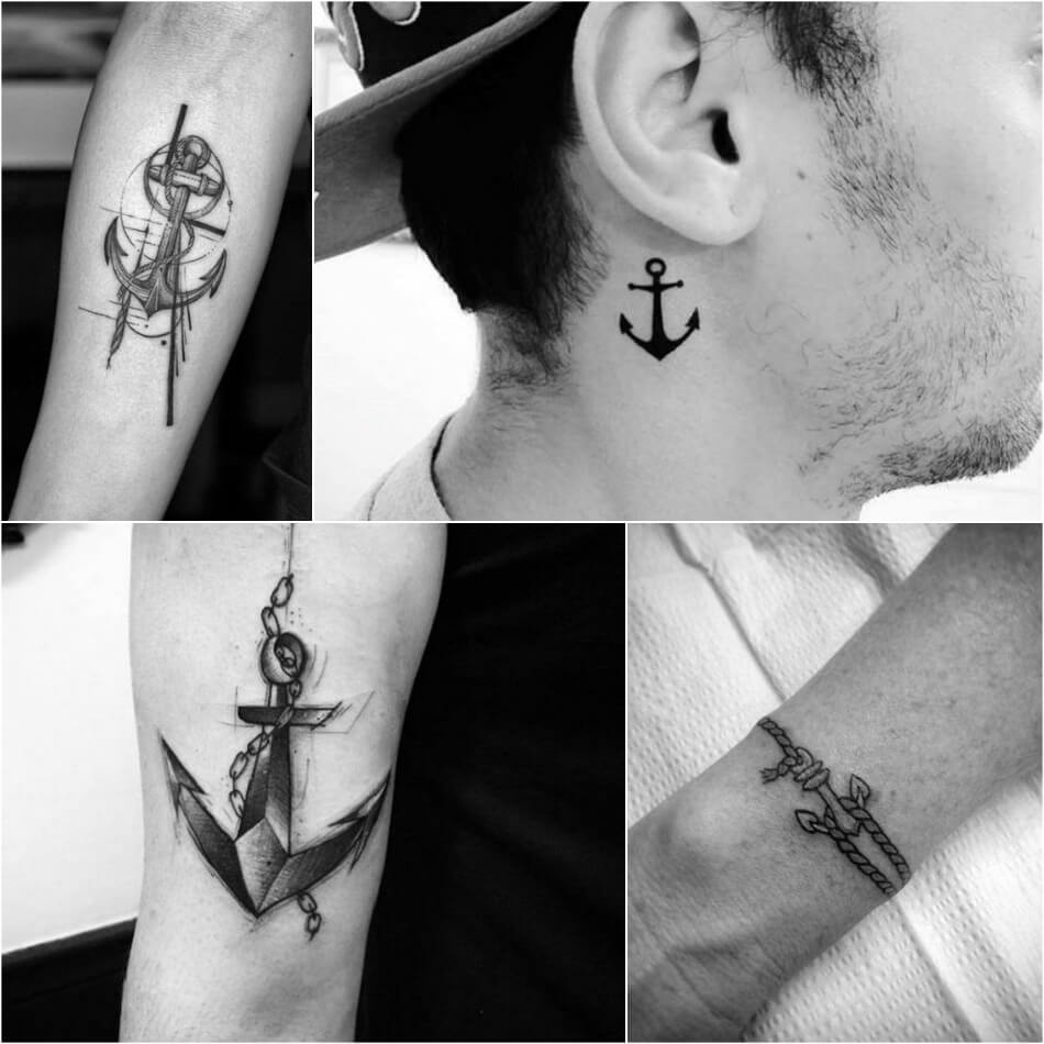 tatuaje de ancla para hombres - tatuaje de ancla para hombres - bocetos para tatuaje de ancla para hombres 