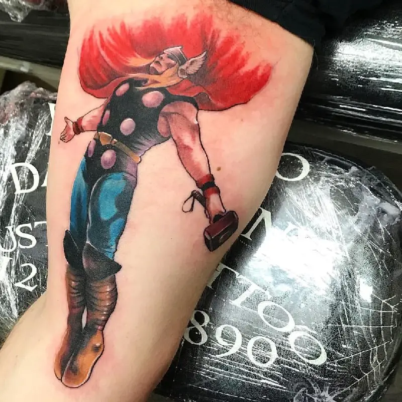 Tatuaje Milagroso - Tatuaje de Thor - Tatuaje Vengadores - Tatuaje Milagroso de Thor