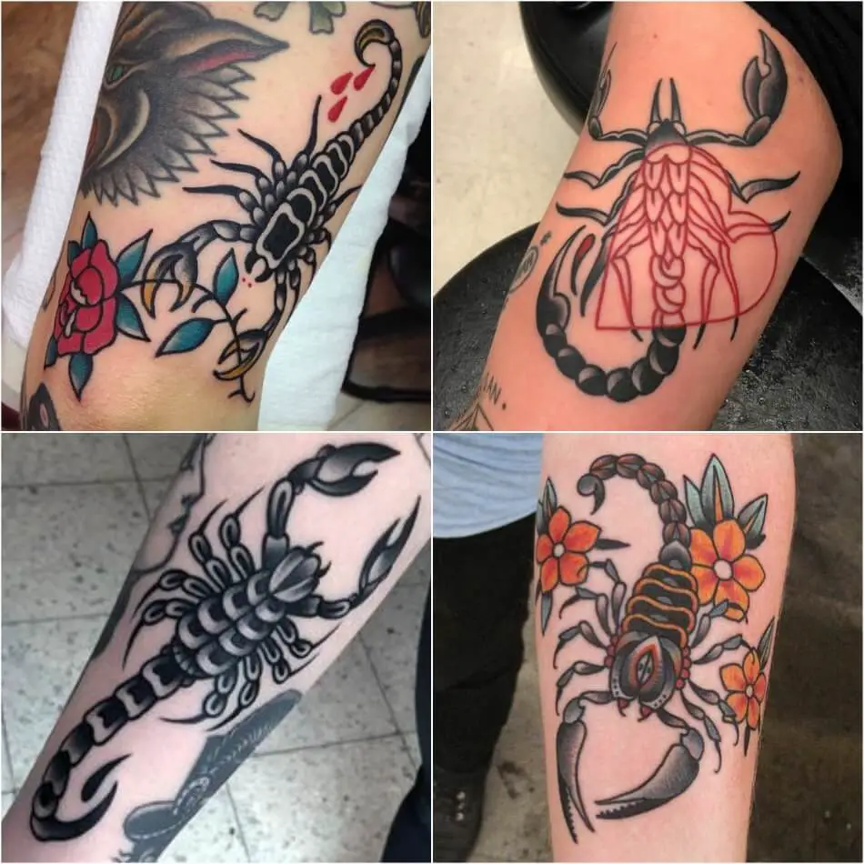 Tatuaje Escorpio - Bocetos para Hombres Escorpio - Tatuaje Masculino Escorpio - Tatuaje Escorpio para Hombres 