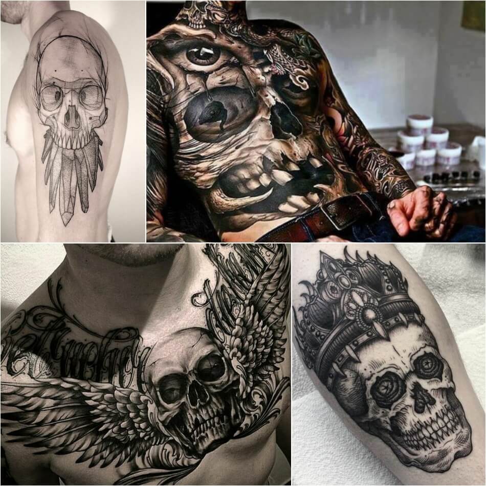 Tatuajes para hombres con significado - Tatuajes para hombres con significado - Tatuajes de calaveras para hombres 